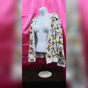 Mickey Mouse Zip Up Hooded Sweater
